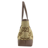 Gucci Tote Bag 631685 canvas Brown Offdia Jumbo GG Medium