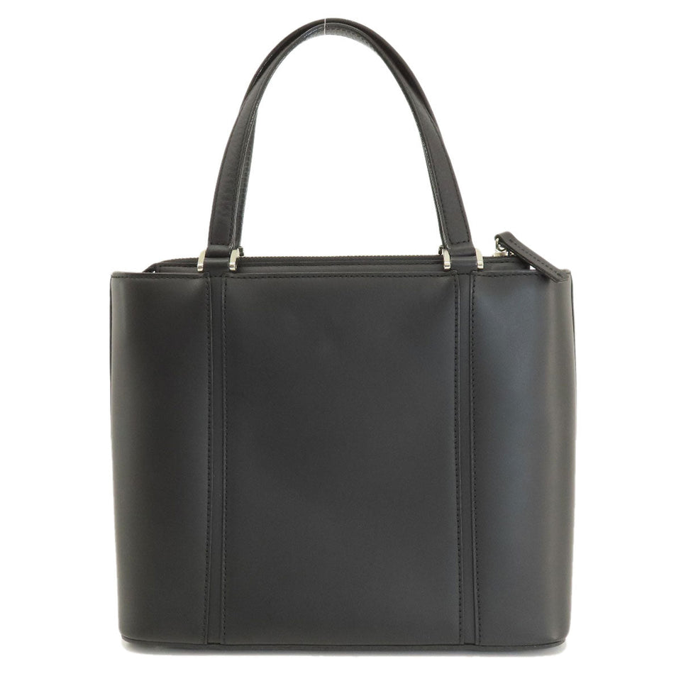 Burberry Handbag leather black logoMetal