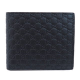 Gucci Bifold Wallet 544472 leather black Micro Gucci Shima outlet