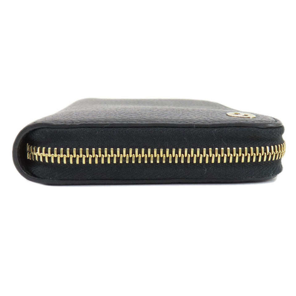 Gucci Long Wallet Purse 509644 leather black Interlocking G