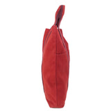 Hermes Handbag canvas Red Fool Toe Kabas Women