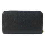 Gucci Long Wallet Purse 509644 leather black Interlocking G