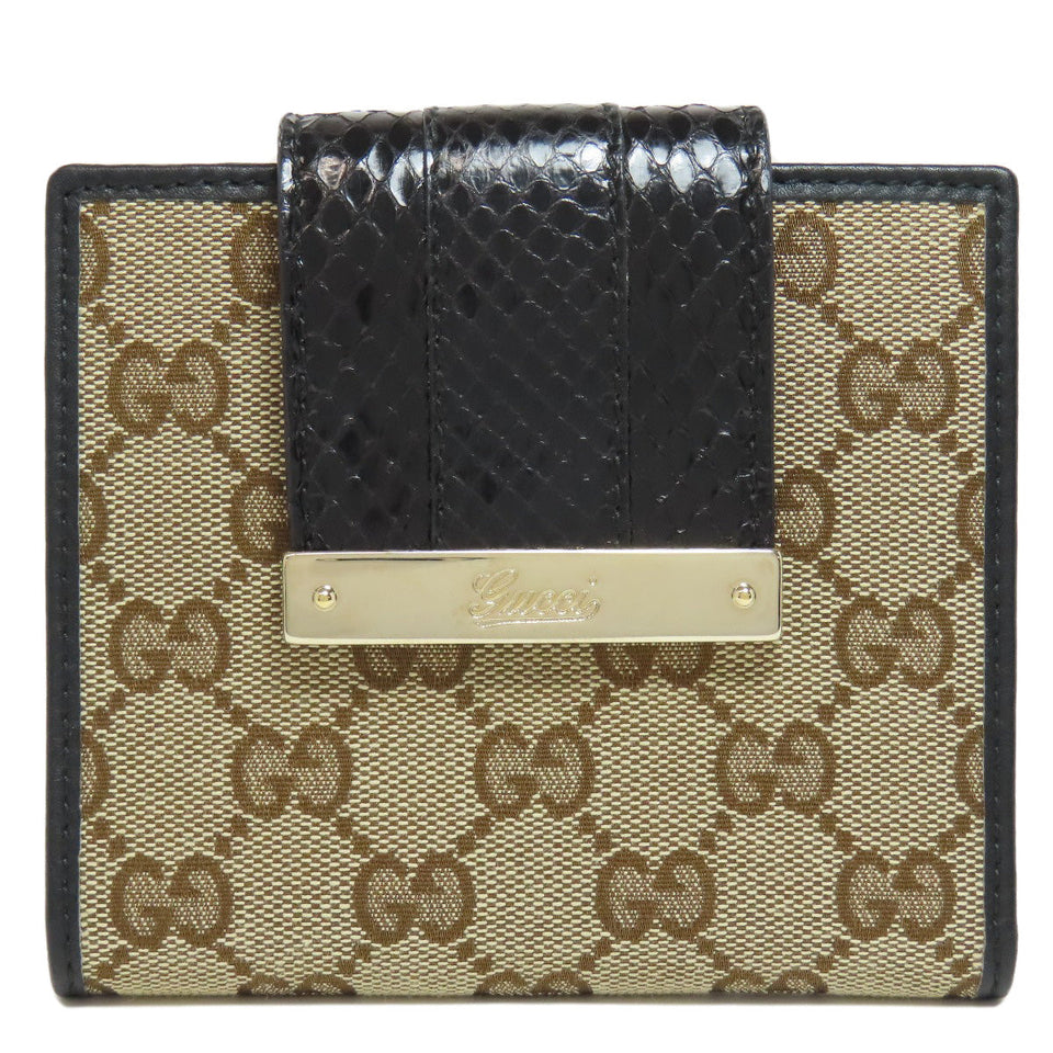 Gucci Bifold Wallet 181669 canvas Brown GG Women