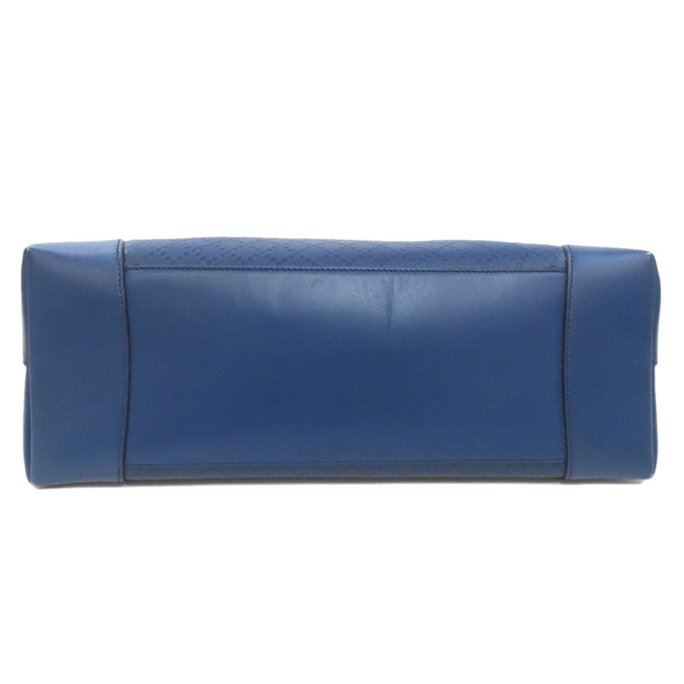 Gucci Tote Bag 353397 leather blue Diamante Women