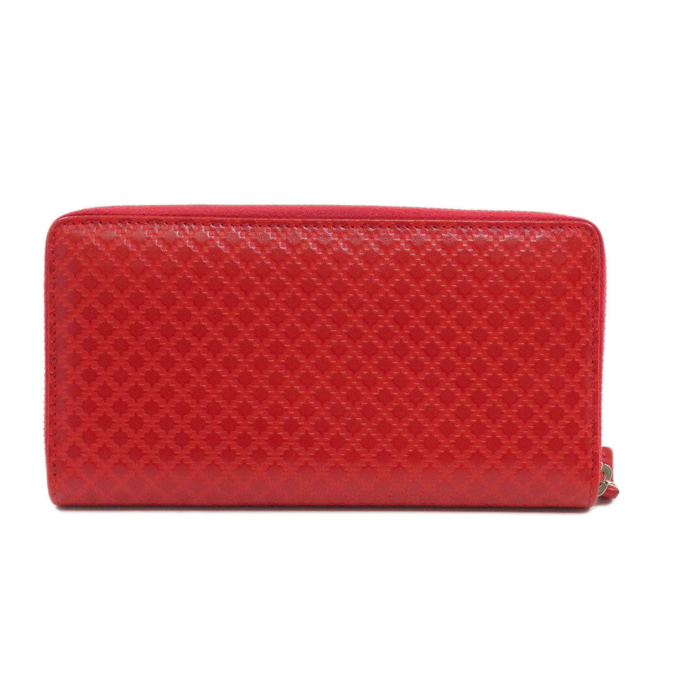 Gucci Long Wallet Purse 307990 leather Red Diamante Women