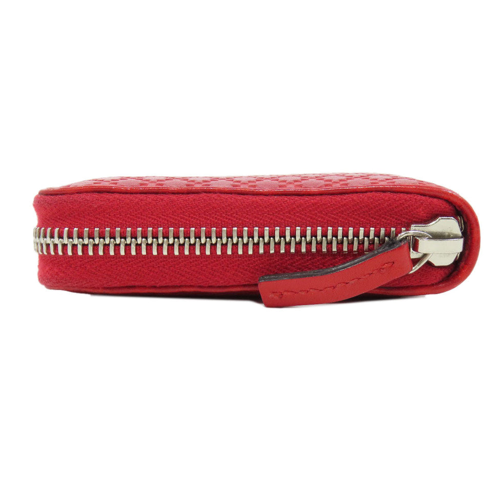 Gucci Long Wallet Purse 307990 leather Red Diamante Women