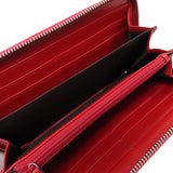 Gucci Long Wallet Purse 307990 leather Red Diamante Women