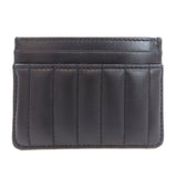 Burberry Card Case leather black logo Women(Unisex)