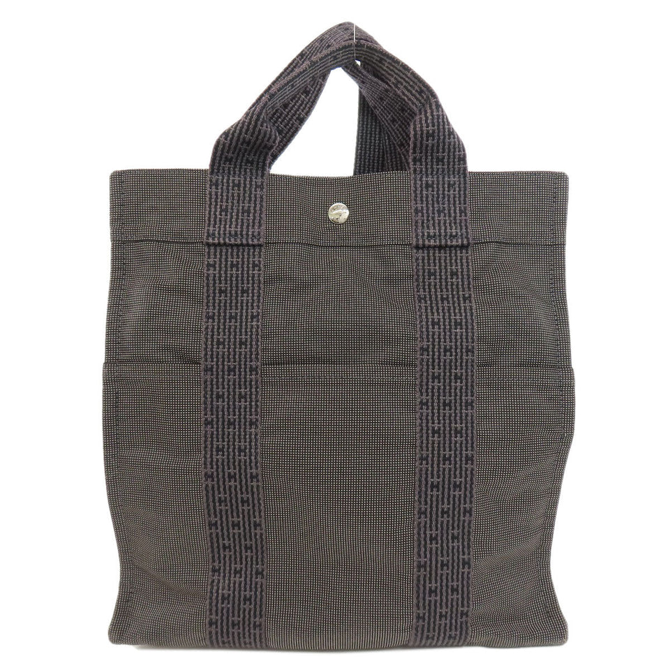 Hermes Backpack canvas gray Her Line ad MM