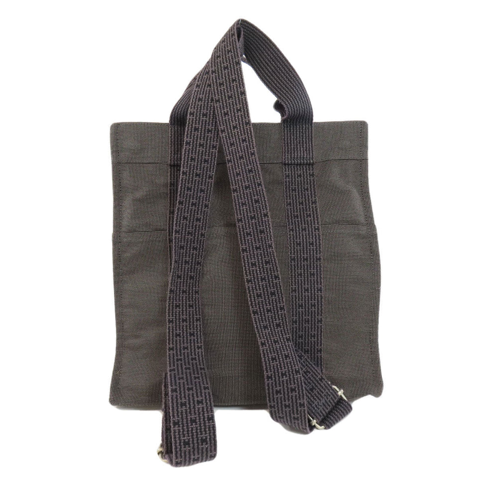 Hermes Backpack canvas gray Her Line ad MM