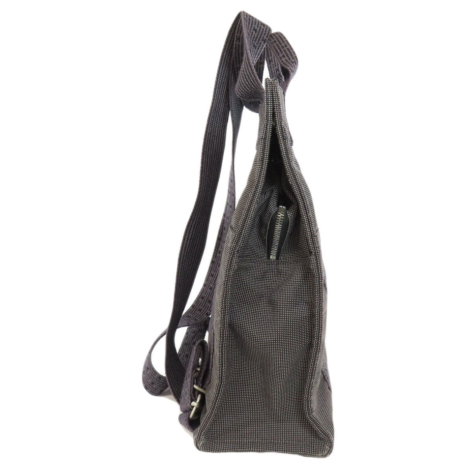 Hermes Backpack canvas gray Her Line ad MM