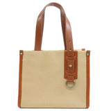Burberry Tote Bag canvas Brown logo