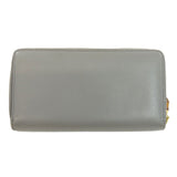 Gucci Long Wallet Purse 453158 leather gray Bamboo Women