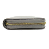 Gucci Long Wallet Purse 453158 leather gray Bamboo Women