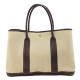 Hermes Tote Bag Tower ash beige Garden Party PM SilverMetal