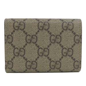BALENCIAGA Bifold Wallet 681704 PVC Brown Gucci collaboration tri-fold wallet Women