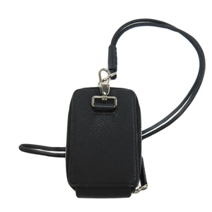 Burberry Coin case leather black logo Women