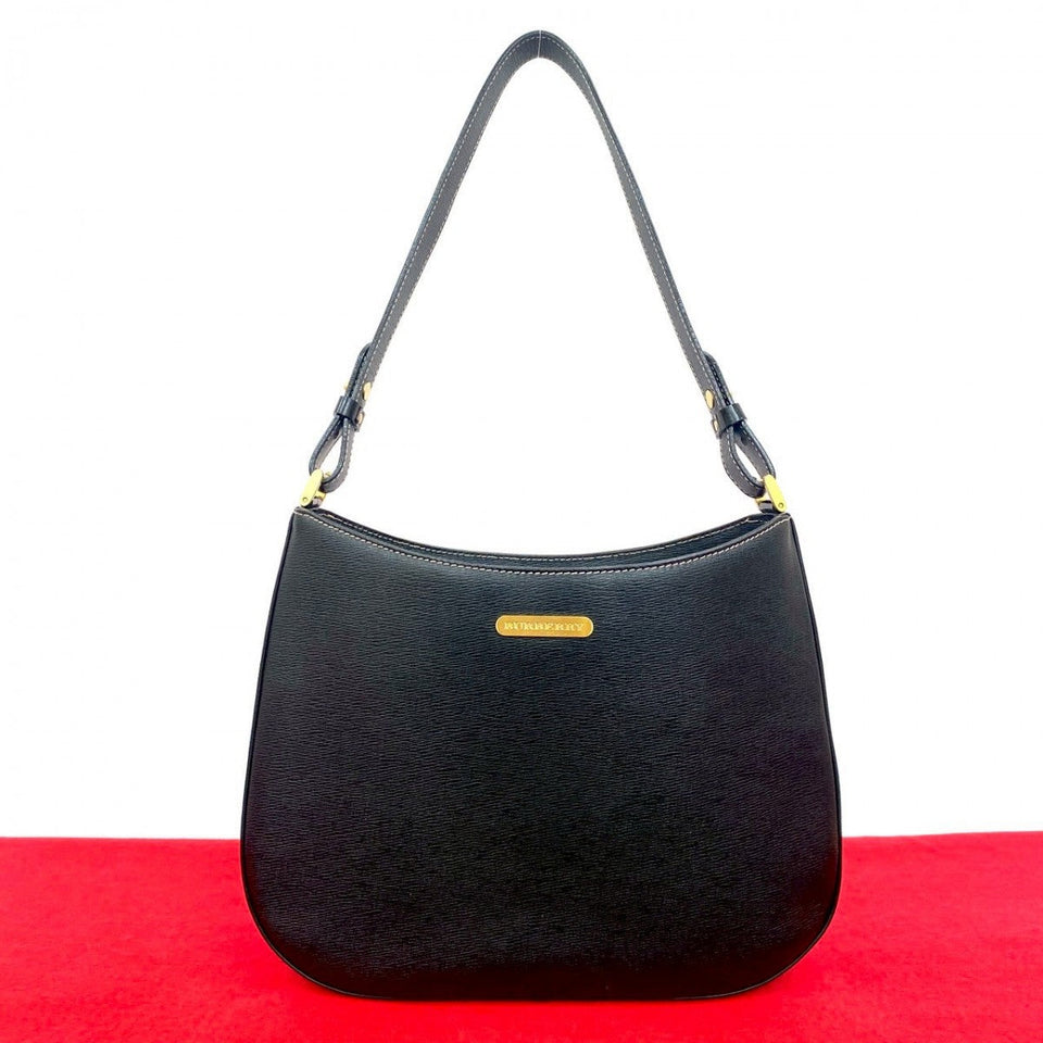 Burberry Shoulder Bag leather black