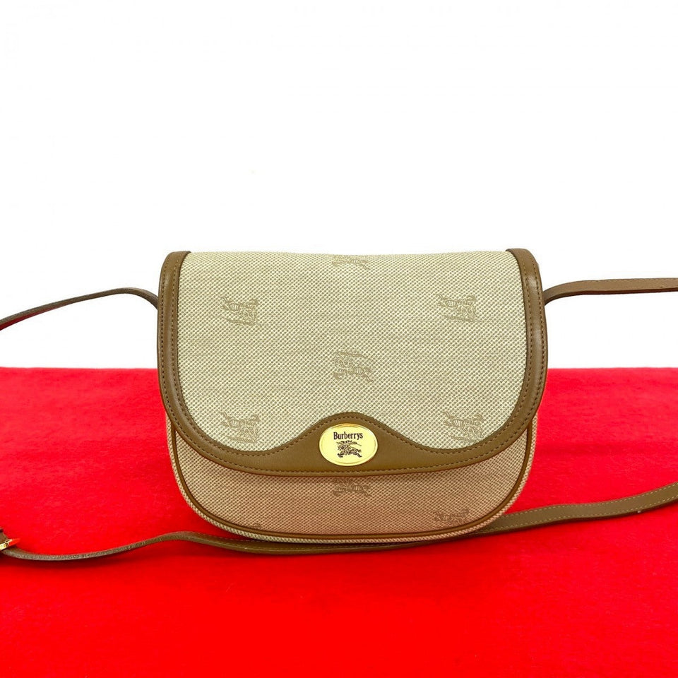 Burberry Shoulder Bag leather Brown