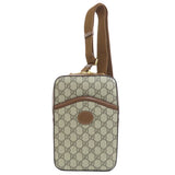 Gucci Sling bag 696016 PVC Brown GG Supreme Women