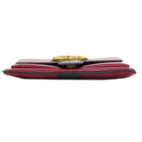 Gucci Shoulder Bag 550129 Calfskin Red Ally GG Marmont Women
