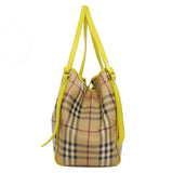 Burberry Tote Bag PVC Brown Nova Check