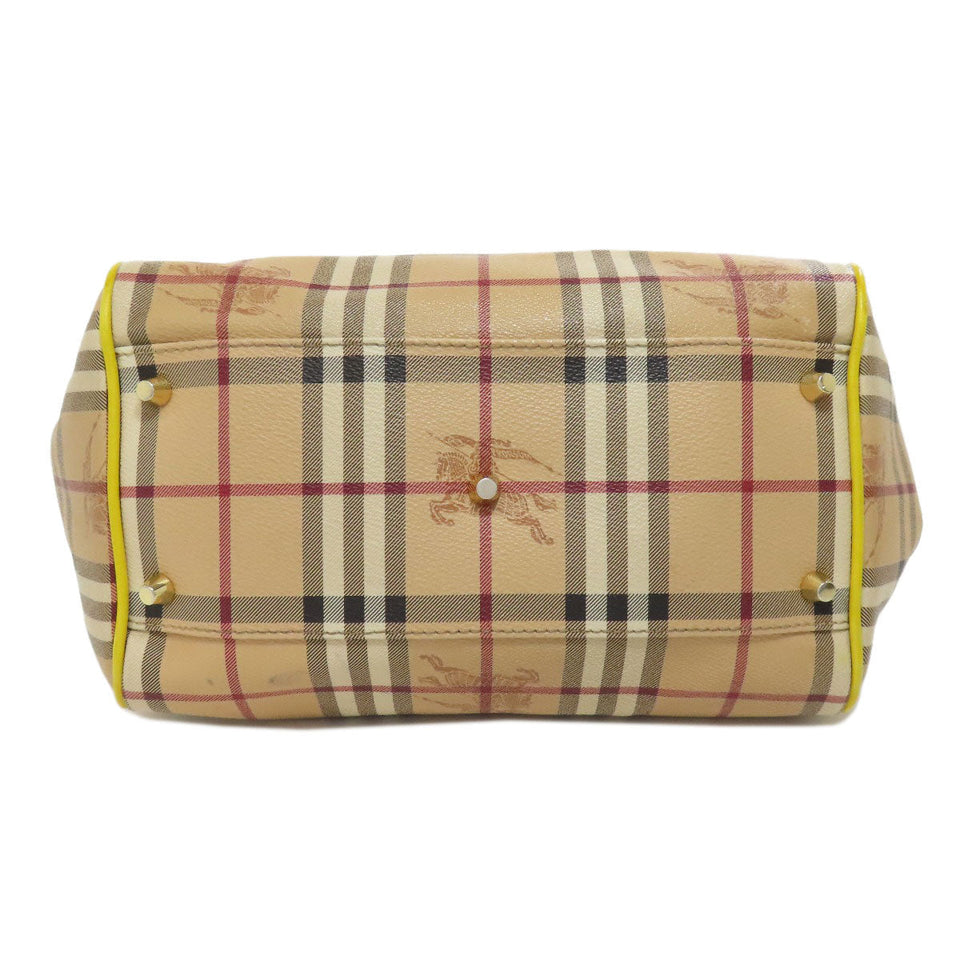 Burberry Tote Bag PVC Brown Nova Check