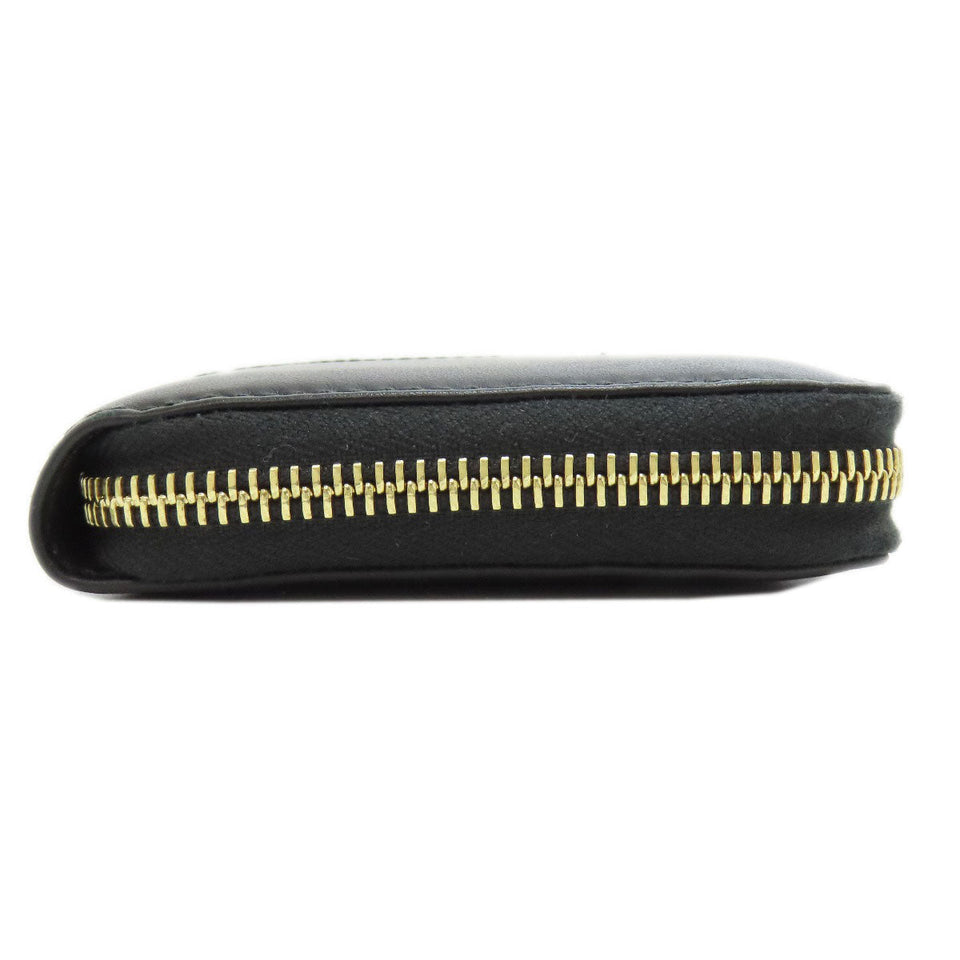 Gucci Long Wallet Purse 453393 leather black Jumbo GG Women