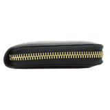 Gucci Long Wallet Purse 453393 leather black Jumbo GG Women