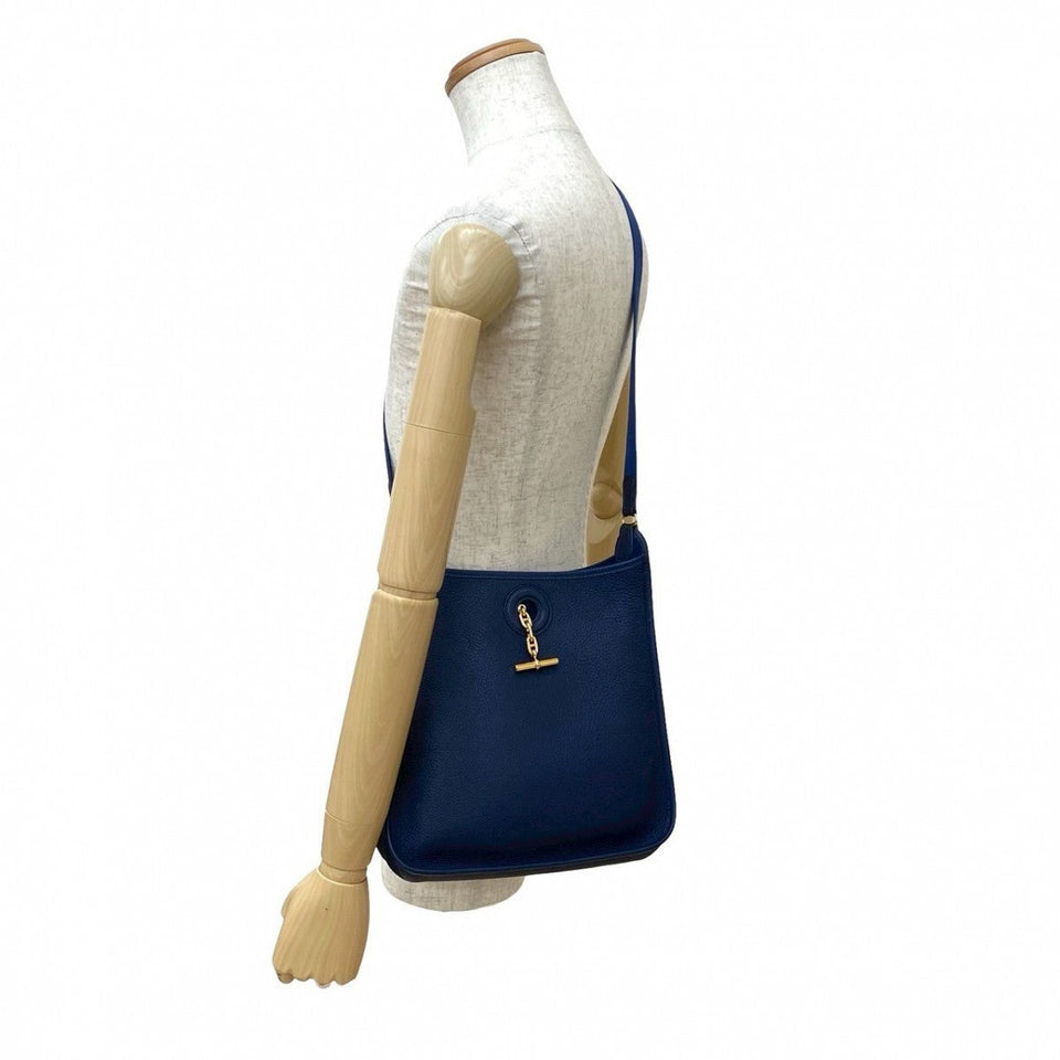 Hermes Shoulder Bag Togo Navy Vespa PM