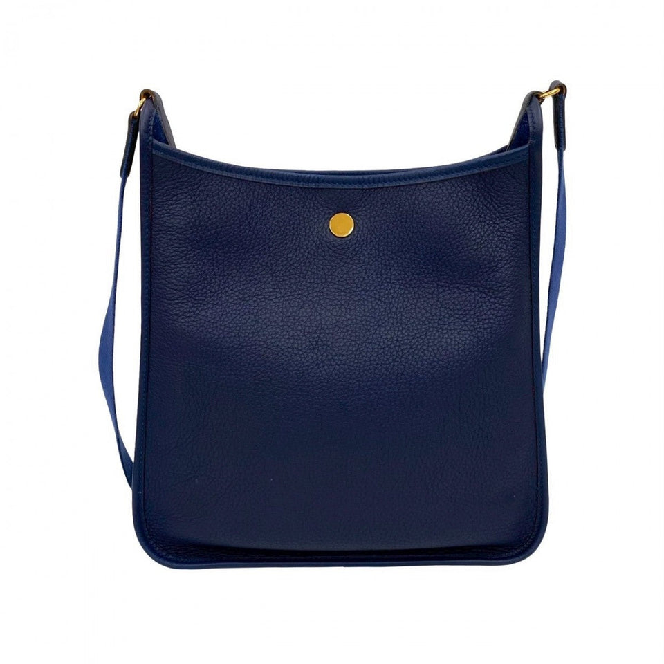 Hermes Shoulder Bag Togo Navy Vespa PM