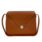 Hermes Shoulder Bag Taurillon Clemence Brown Christine
