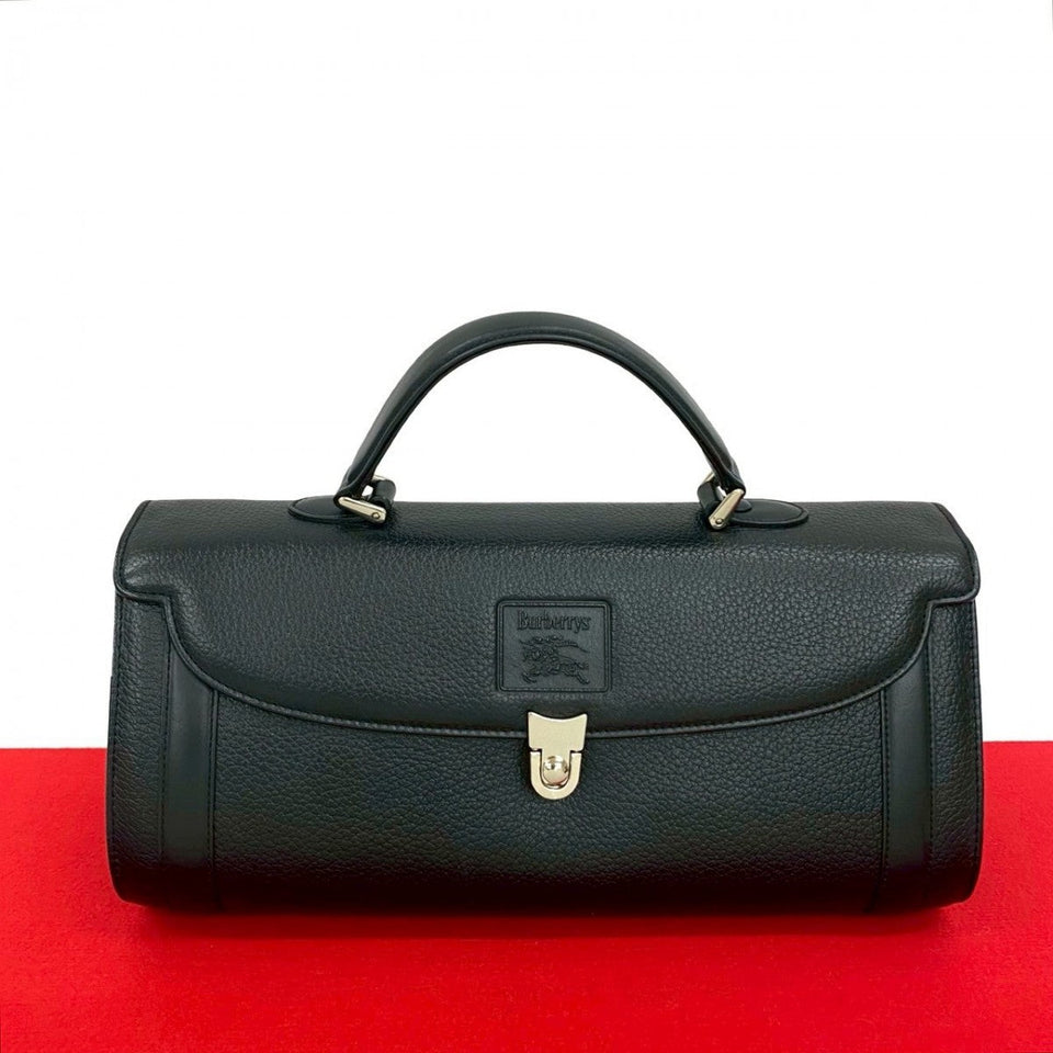 Burberry Handbag leather black