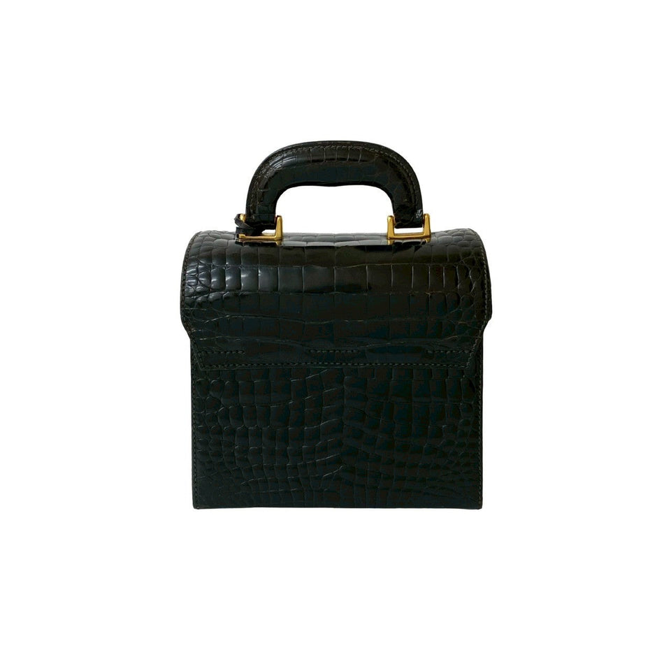 Gucci Handbag leather black Ready lock