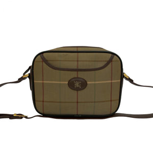 Burberry Shoulder Bag canvas Brown