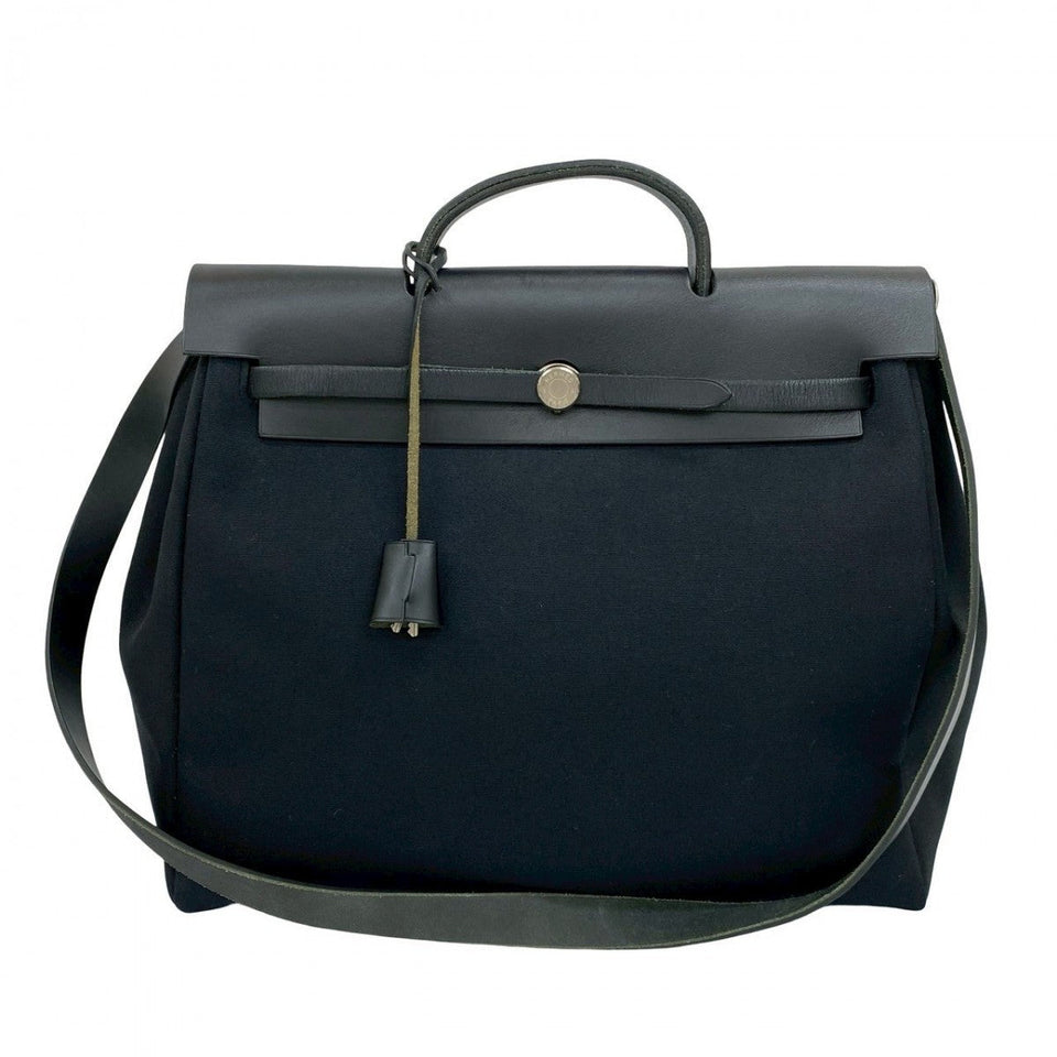 Hermes Shoulder Bag Towar Officier black Herbag MM