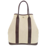 Hermes Handbag Tower ash Brown Garden File SilverMetal Women