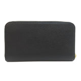 Gucci Long Wallet Purse 449347 leather black Interlocking G Women