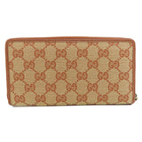 Gucci Long Wallet Purse 547791 canvas Brown NY Yankees collaboration GG Women