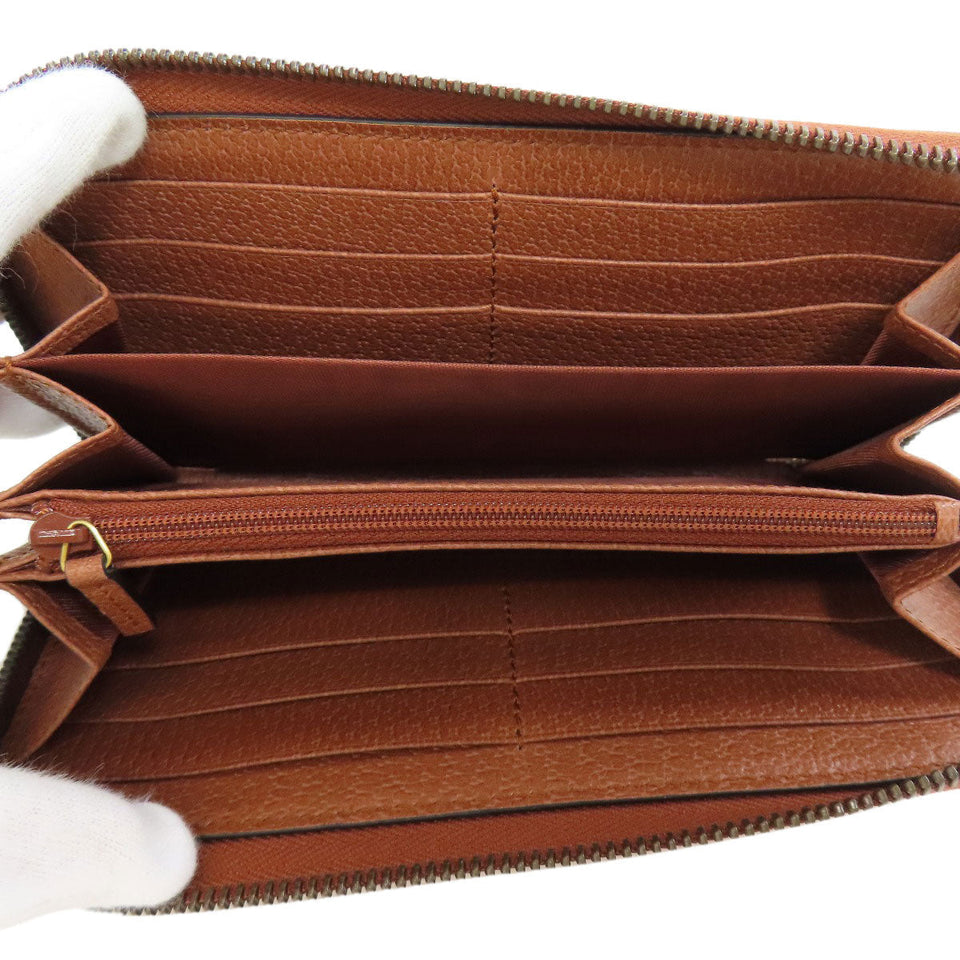 Gucci Long Wallet Purse 547791 canvas Brown NY Yankees collaboration GG Women
