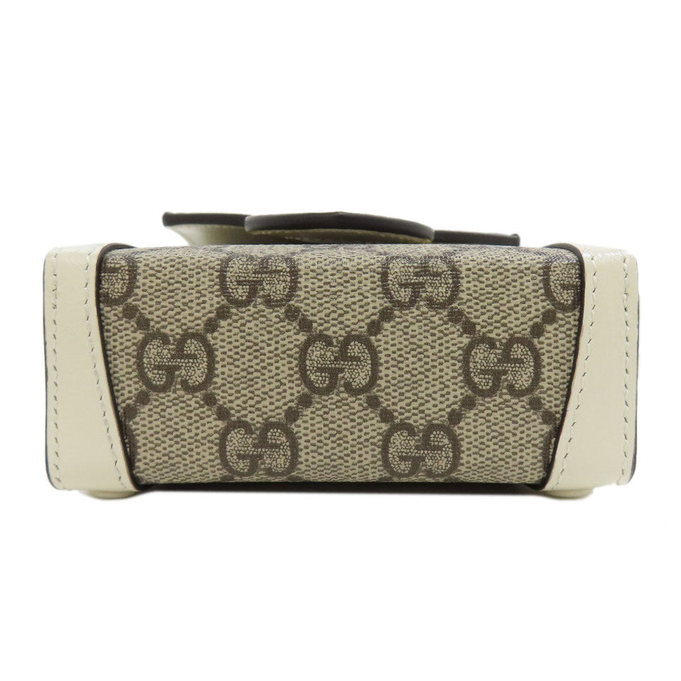Gucci Shoulder Bag 625615 PVC Brown Horsebit 1955 mini bag Women