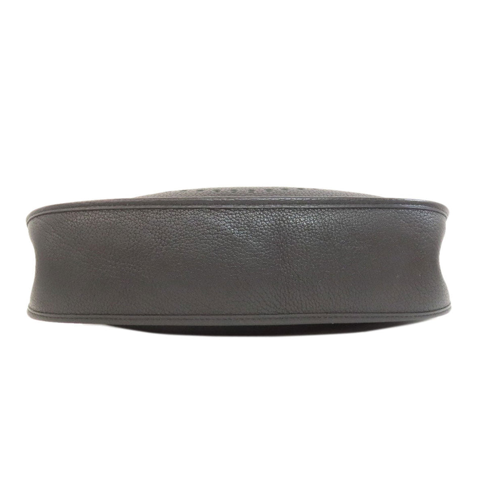 Hermes Shoulder Bag Togo black Evelyn 1 GM Gold Metal Women