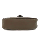Burberry Shoulder Bag leather Brown logo Women