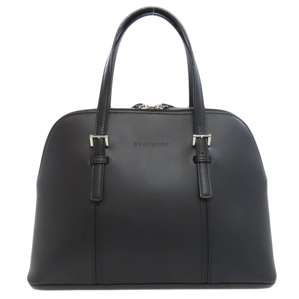 Burberry Handbag leather black logo Women