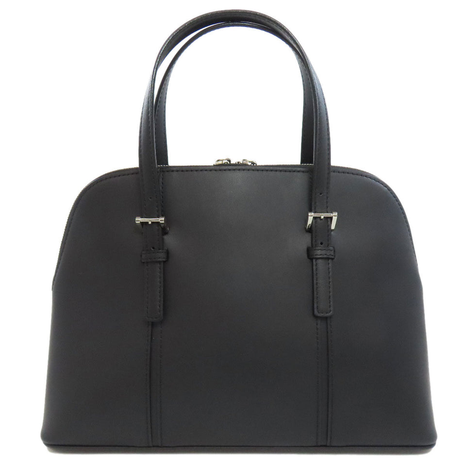 Burberry Handbag leather black logo Women