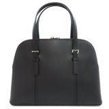 Burberry Handbag leather black logo Women