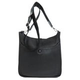 Hermes Shoulder Bag Togo black Evelyn 3 GM SilverMetal Women