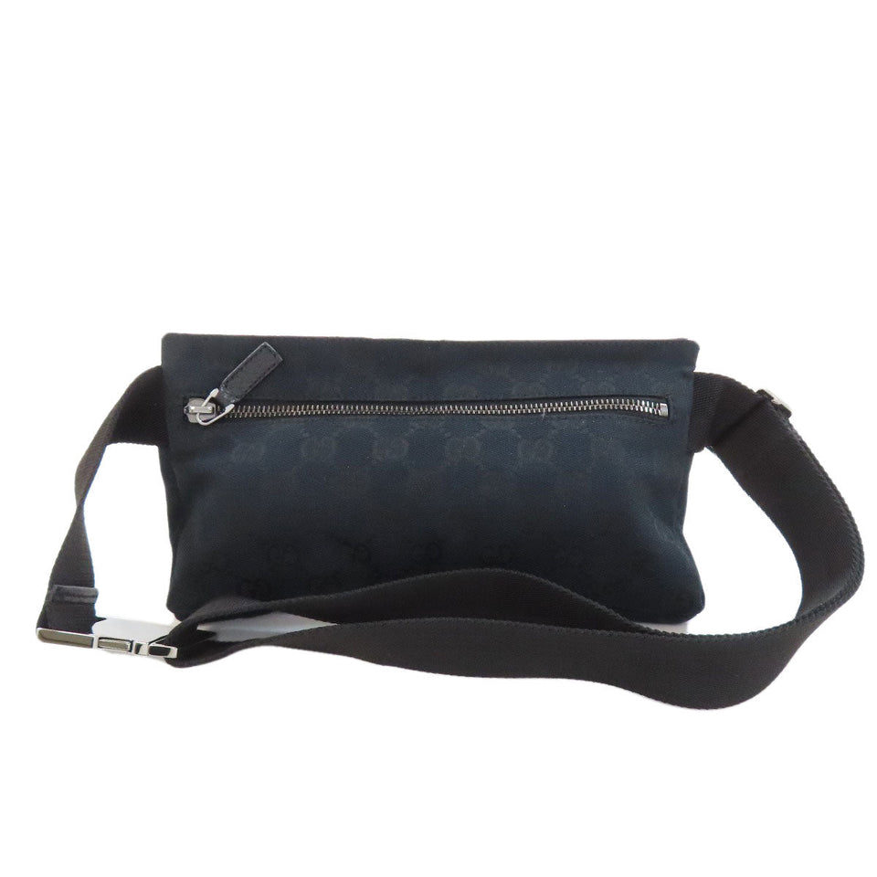 Gucci Hip bag 162962 canvas black GG Women