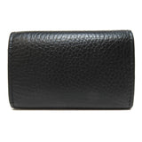 Gucci Key case Key holder  456118 leather black Double G