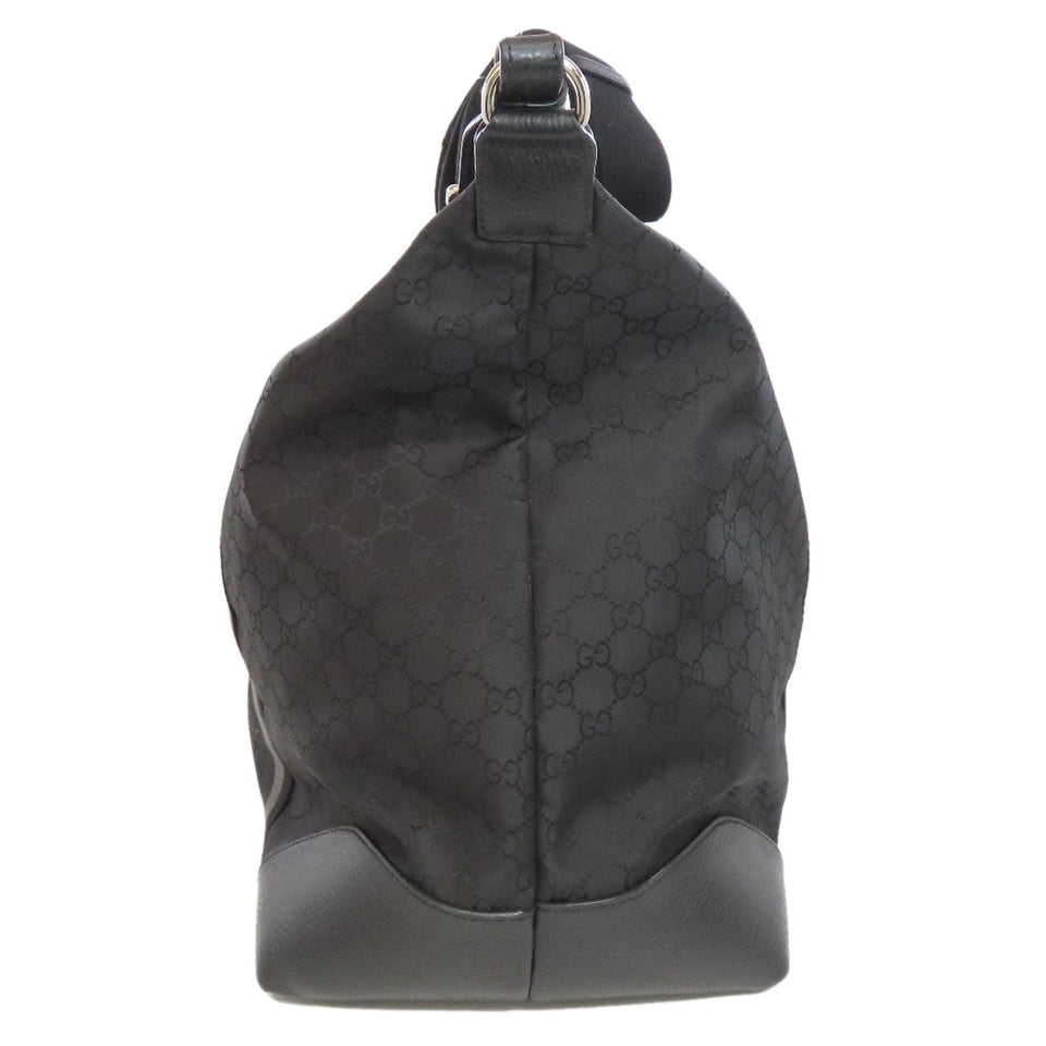 Gucci Boston Duffel bag 449180 Nylon black GG outlet Women